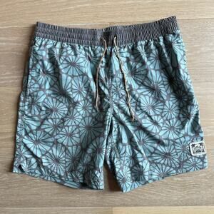 Howler Brothers Men's Deep Set Boardshorts Shorts Coralhead Seaspray sz 32